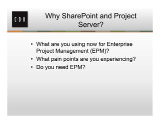 Microsoft SharePoint & Project Server are Better Together | PDF