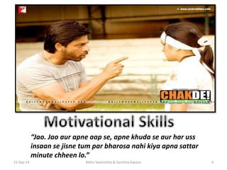 Chak De India Lessons | PPTX