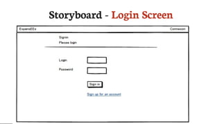 Storyboard	-	Login	Screen
 