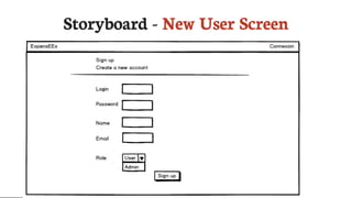 Storyboard	-	New	User	Screen
 