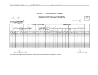 Miércoles 27 de febrero de 2013 DIARIO OFICIAL (Quinta Sección) 59
 