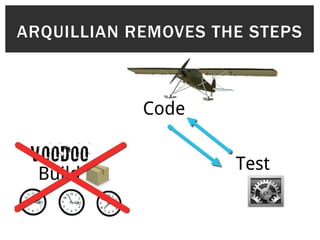 ARQUILLIAN REMOVES THE STEPS
 