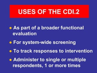 CDI 2 | PPT