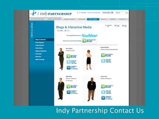 Indy Partnership Contact Us
 
