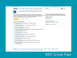 IEDC Group Page
 