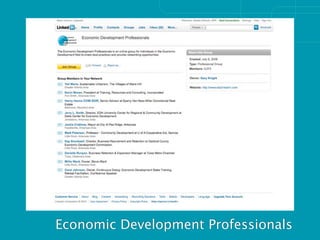 Economic Development Professionals
 