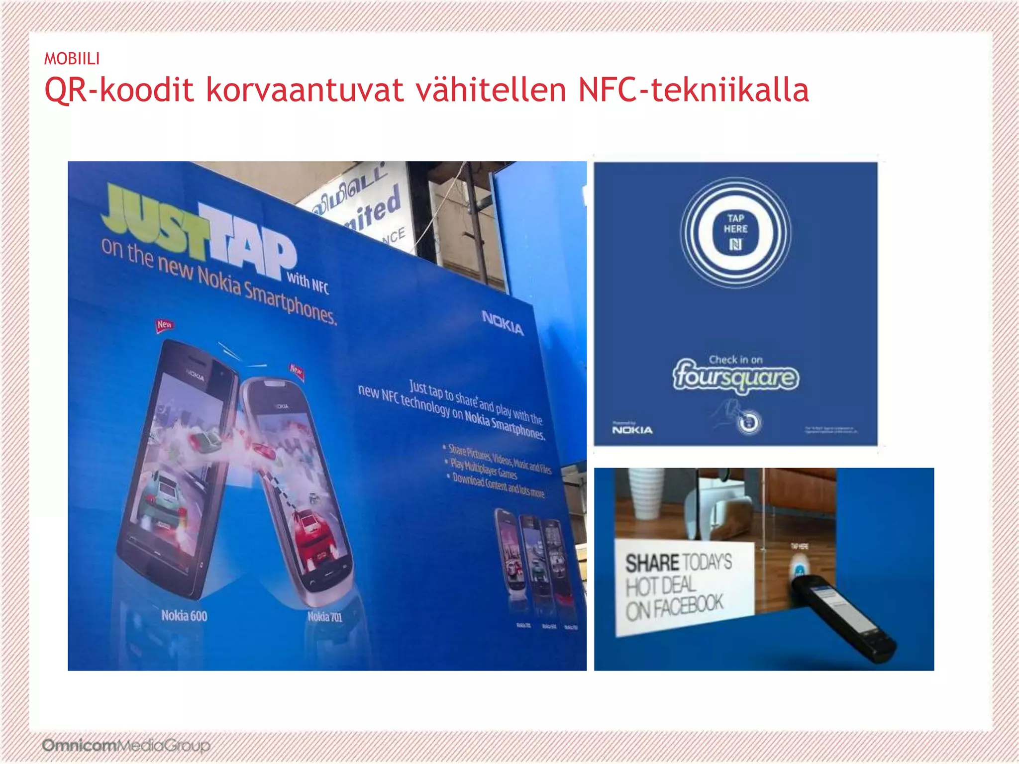 MOBIILI
QR-koodit korvaantuvat vähitellen NFC-tekniikalla
 
