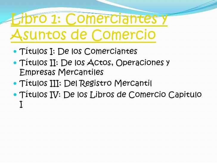Código de comercio