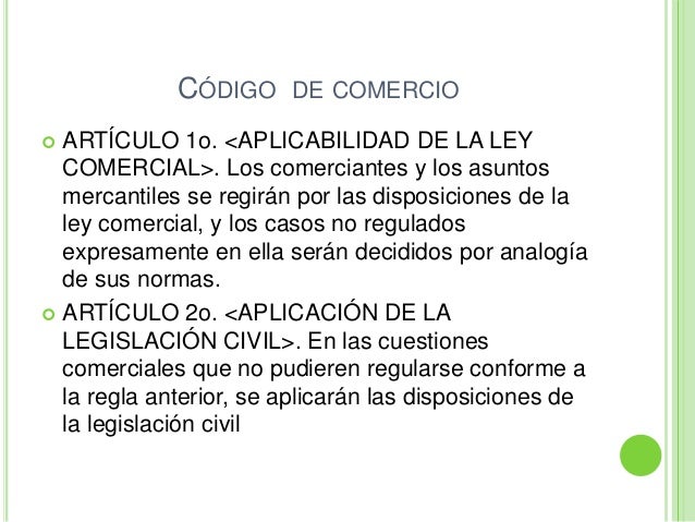 Código de comercio