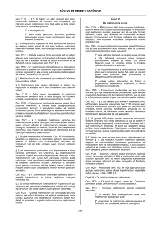 Código de Direito Canônico