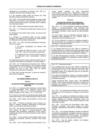 Código de Direito Canônico