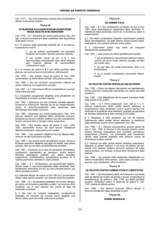 Código de Direito Canônico