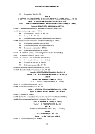 Código de Direito Canônico