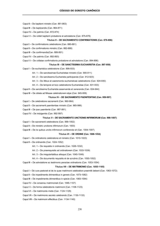 Código de Direito Canônico