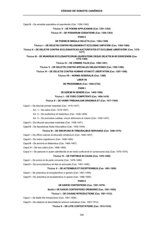 Código de Direito Canônico