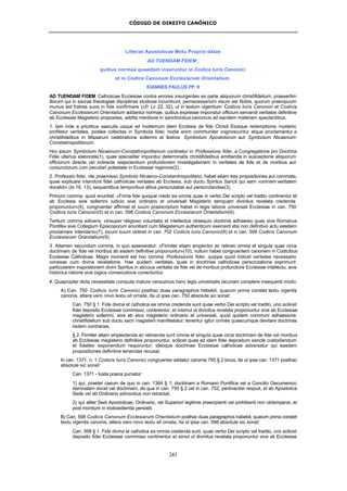 Código de Direito Canônico