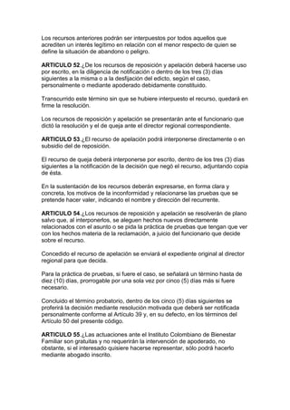 Código del menor   decreto 2737 de 1989