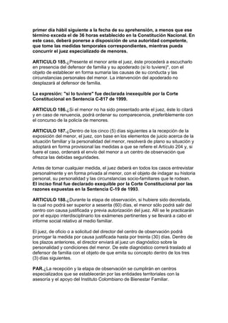 Código del menor   decreto 2737 de 1989