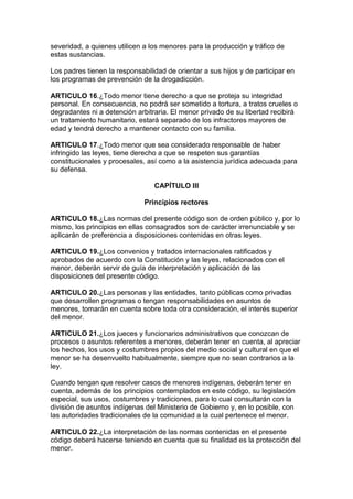 Código del menor   decreto 2737 de 1989