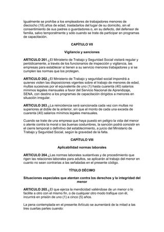 Código del menor   decreto 2737 de 1989