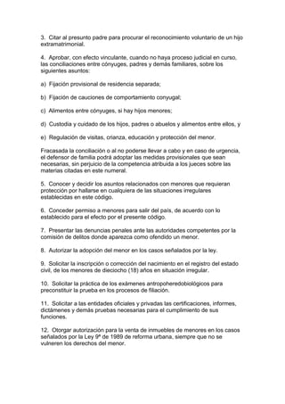 Código del menor   decreto 2737 de 1989