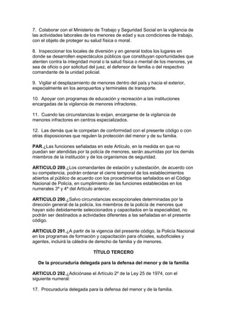 Código del menor   decreto 2737 de 1989