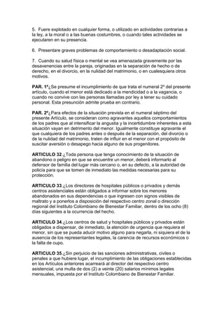 Código del menor   decreto 2737 de 1989