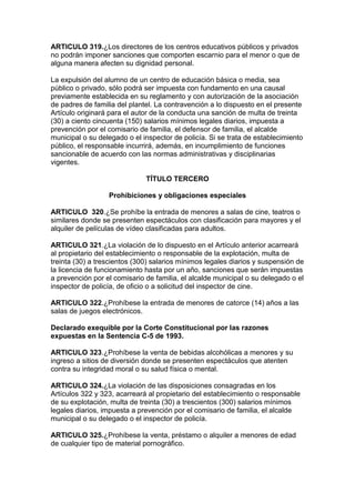 Código del menor   decreto 2737 de 1989