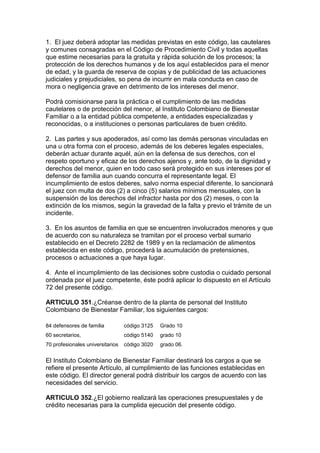Código del menor   decreto 2737 de 1989