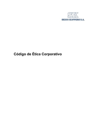 Código de Ética Corporativo
 
