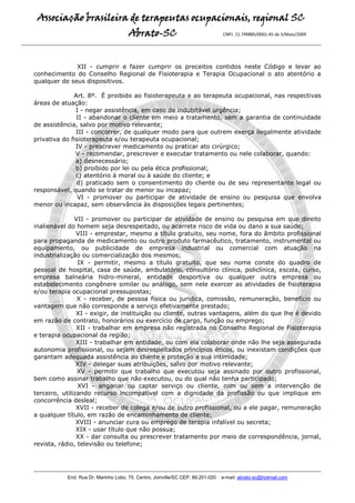 Código de ética profissional