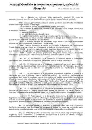 Código de ética profissional