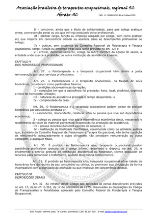 Código de ética profissional