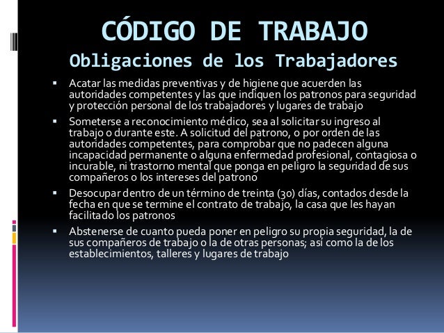 CÓDIGO DE TRABAJO DE HONDURAS