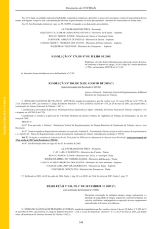 Código de Transito Brasileiro e Legislacao Complementar