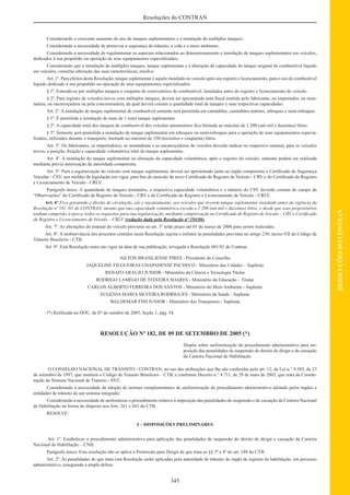 Código de Transito Brasileiro e Legislacao Complementar