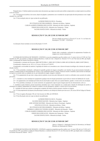 Código de Transito Brasileiro e Legislacao Complementar