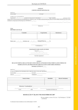 Código de Transito Brasileiro e Legislacao Complementar