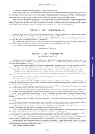 Código de Transito Brasileiro e Legislacao Complementar