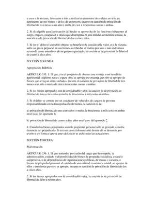 Código Penal de Cuba. www.iestudiospenales.com.ar