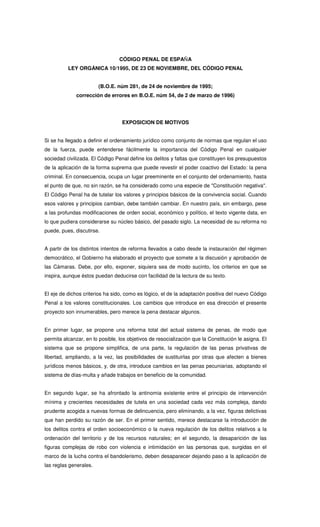 Código Penal Español www.iestudiospenales.com.ar