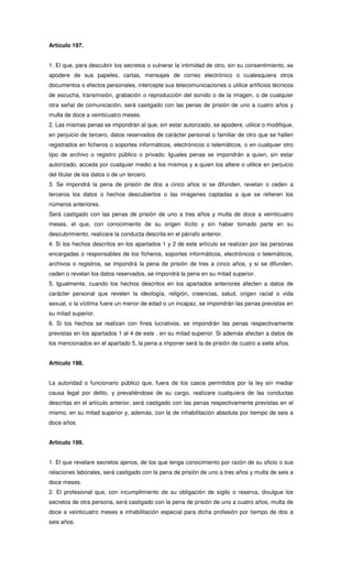 Código Penal Español www.iestudiospenales.com.ar