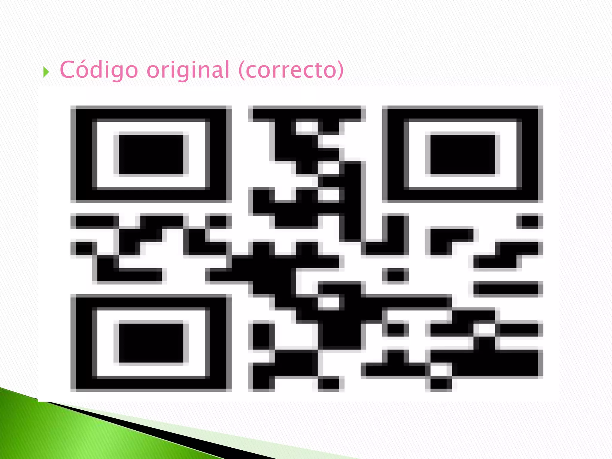  Código original (correcto)
 