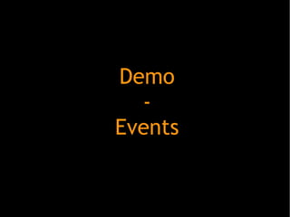 Demo
-
Events
 