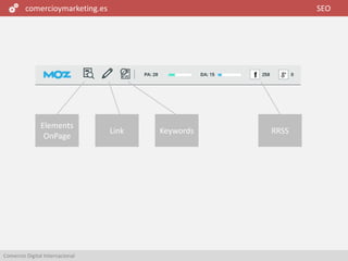comercioymarketing.es SEO
Comercio Digital Internacional
KeywordsLink
Elements
OnPage
RRSS
 