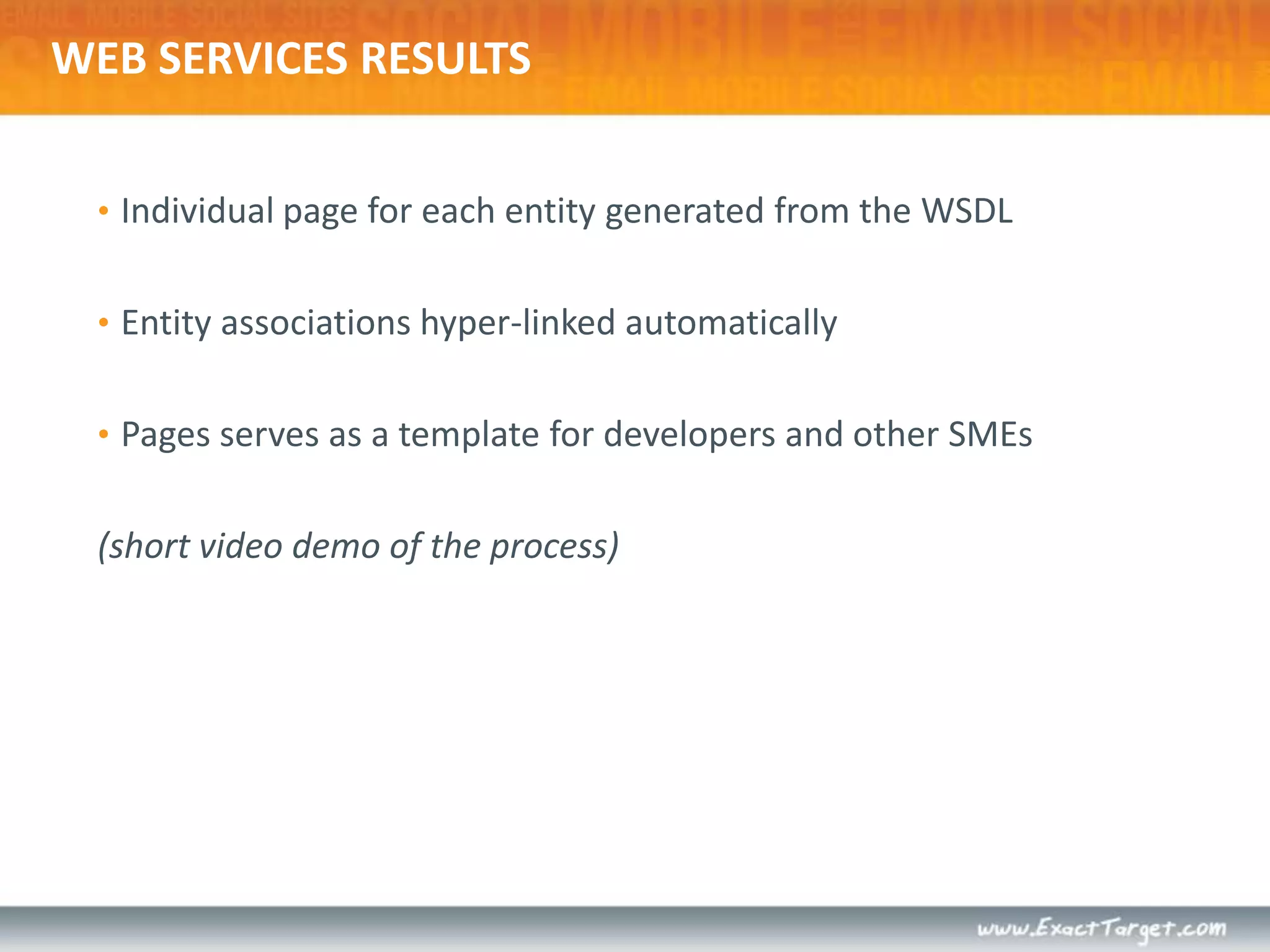 TemplatesTOOLSMindTouchDekiscriptDREAM API XML/XHTML/CSS other web 	technologiesMySQLTag-based processes and controlsC#PHPVirtual environmentsSQL queries