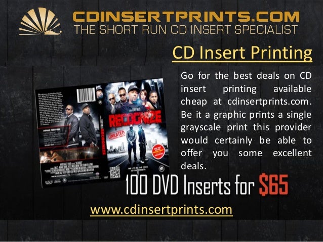 cd insert printing