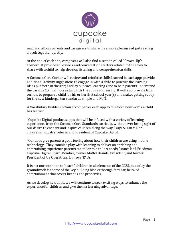 Cupcake Digital Positioning Paper