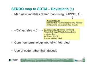 Sdtm Mapping Examples The application of STDM in a no-profit and disease specific ...