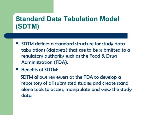 cdisc sdtm domain presentation